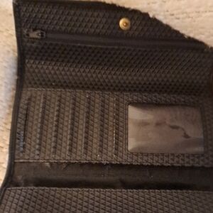 Liz Claiborne Black Textured Wallet